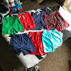 7 piece b-ball/mesh and cotton shorts. Sz 4T